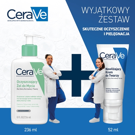 CeraVe Limited Edition Set kalėdinių dovanų rinkinys sausai ir mišriai odai