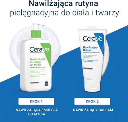CeraVe Moisturizers nawilżający balsam do twarzy i ciała do skóry suchej i bardzo suchej
