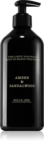 Cereria Mollá Amber & Sandalwood săpun lichid parfumat unisex