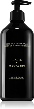 Cereria Mollá Basil & Mandarín parfémované tekuté mýdlo unisex
