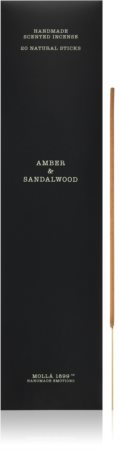 Cereria Mollá Boutique Amber & Sandalwood betisoarele parfumate