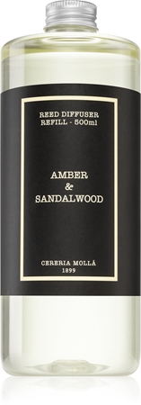 Cereria Mollá Boutique Amber & Sandalwood náplň do aroma difuzérů