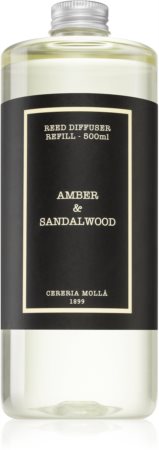 Cereria Mollá Boutique Amber & Sandalwood náplň do aroma difuzérů