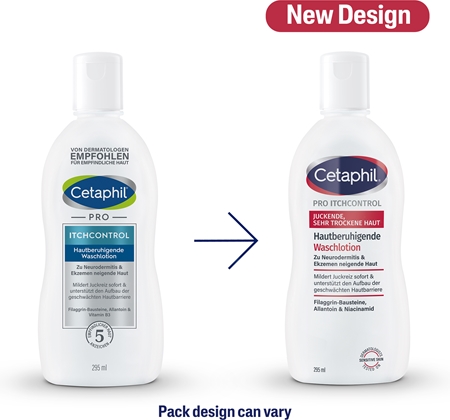 Cetaphil PRO ItchControl Body Wash gel de ducha para pieles secas e irritadas
