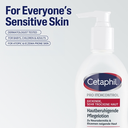 Cetaphil PRO ItchControl Pflegelotion Bodylotion für trockene bis atopische Haut