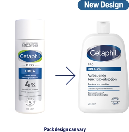Cetaphil Pro Urea 4% Aufbauende Feuchtigkeitslotion erneuernde feuchtigkeitsspendende Emulsion