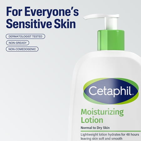 Cetaphil Feuchtigkeitslotion Feuchtigkeitscreme für trockene und empfindliche Haut