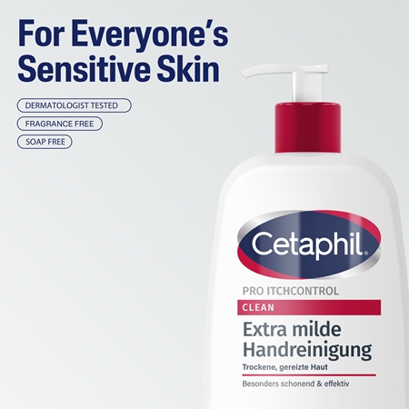 Cetaphil PRO ItchControl Clean нежен течен сапун за ръце