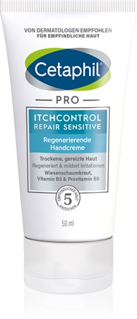 Cetaphil Pro ItchControl Sensitive regenerierende Handcreme für empfindliche Oberhaut
