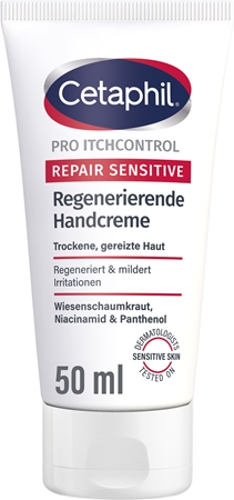 Cetaphil PRO ItchControl Repair Sensitive Regenerating Hand Cream регенериращ крем за ръце за чувствителна кожа