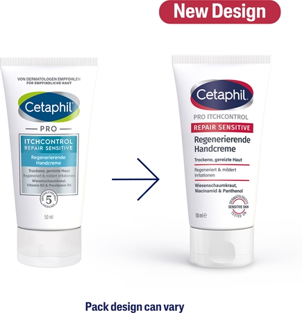 Cetaphil PRO ItchControl Repair Sensitive Regenerating Hand Cream регенериращ крем за ръце за чувствителна кожа