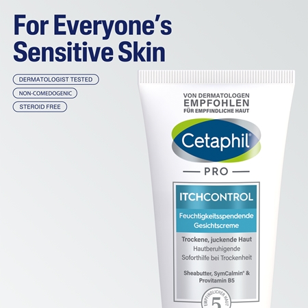 Cetaphil PRO ItchControl Face Cream crema idratante viso per la neurodermite