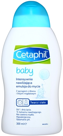 Cetaphil Baby émulsion lavante hydratation intense pour bébé