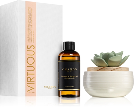 Chando Virtuous Tealeaf & Bergamot Aroma Diffuser mit Füllung