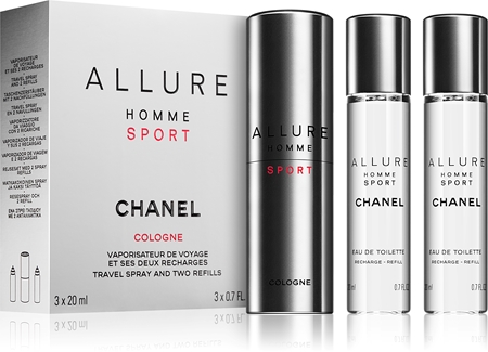 Chanel Allure Homme Sport Cologne Eau de Cologne (1x utántölthető + 2x utántöltő) uraknak