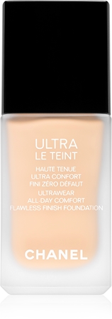 Chanel Ultra Le Teint Flawless Finish Foundation dlouhotrvající matující make-up pro sjednocení barevného tónu pleti