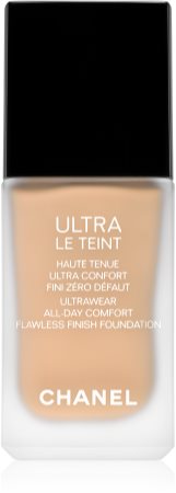 Chanel Ultra Le Teint Flawless Finish Foundation Long-Lasting Mattifying  Foundation for Even Skintone
