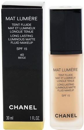 Chanel Mat Lumière base matificante SPF 15