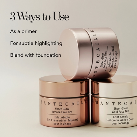 Chantecaille Sheer Glow Face Tint Tinted Gel to brighten and smooth the skin