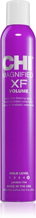CHI Magnified Volume Finishing Spray laque cheveux fixation extra forte fixation forte