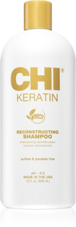 CHI Keratin Schampo med keratin För torrt och ostyrigt hår
