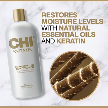 CHI Keratin Balsam med keratin För torrt och ostyrigt hår