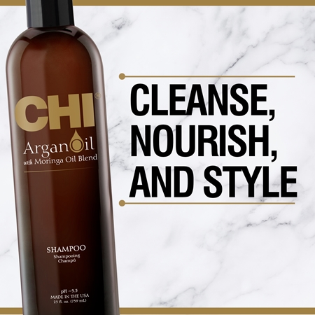 CHI Argan Oil Shampoo Nourishing Shampoo for dry and damaged hair