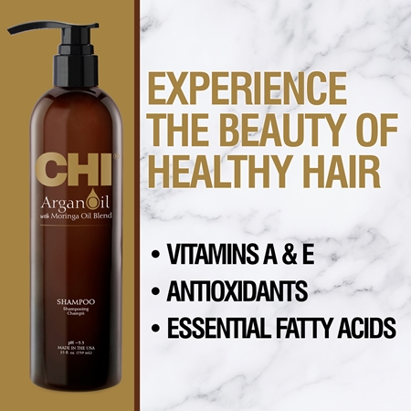 CHI Argan Oil Shampoo Nourishing Shampoo for dry and damaged hair