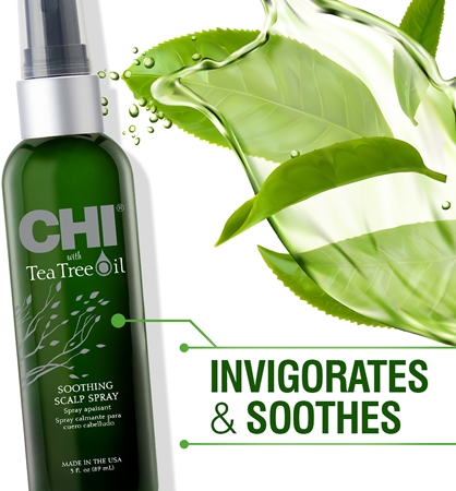 CHI Tea Tree Oil Soothing Scalp Spray Lindrande spray för irriterad och kliande hårbotten