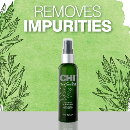 CHI Tea Tree Oil Soothing Scalp Spray Lindrande spray för irriterad och kliande hårbotten