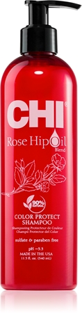 CHI Rose Hip Oil Shampoo šampon pro barvené vlasy