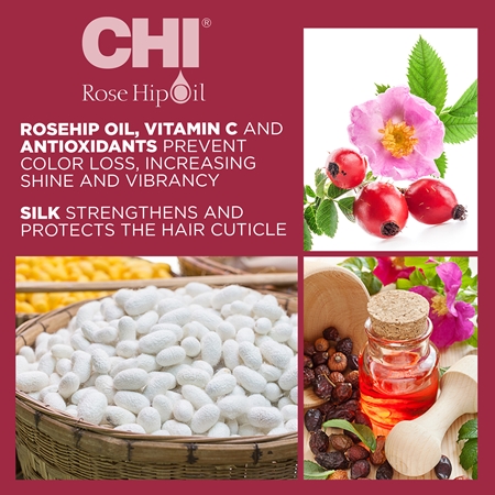 CHI Rose Hip Oil Shampoo szampon do włosów farbowanych