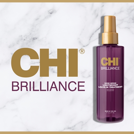 CHI Brilliance Shine Serum Lightweight Leave-in Ttreatment Let serum for skinnende og blødt hår