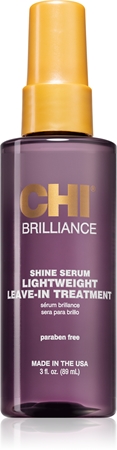CHI Brilliance Shine Serum Lightweight Leave-in Ttreatment leichtes Serum für glänzendes und geschmeidiges Haar