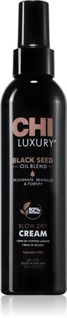 CHI Luxury Black Seed Oil Blow Dry Cream hranilna in termo zaščitna krema za glajenje las