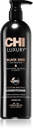 CHI Luxury Black Seed Oil Moisture Replenish Conditioner après-shampoing hydratant pour des cheveux faciles à démêler