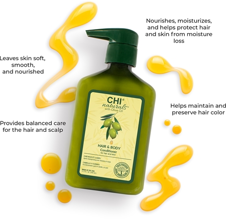 CHI Organics Olive odżywka nawilżająca włosów i ciała