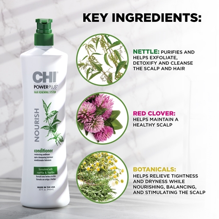 CHI Power Plus Nourish Conditioner der nährende Conditioner für die Erneuerung der Kopfhaut