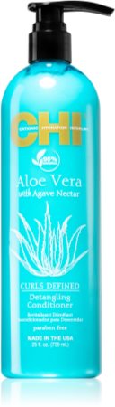 CHI Aloe Vera Detangling regenerierender Conditioner mit Tiefenwirkung für welliges und lockiges Haar
