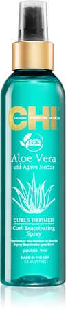 CHI Aloe Vera Curl Reactivating hydratační sprej pro vlnité a kudrnaté vlasy