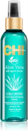 CHI Aloe Vera Curl Reactivating feuchtigkeitsspendendes Spray für welliges und lockiges Haar