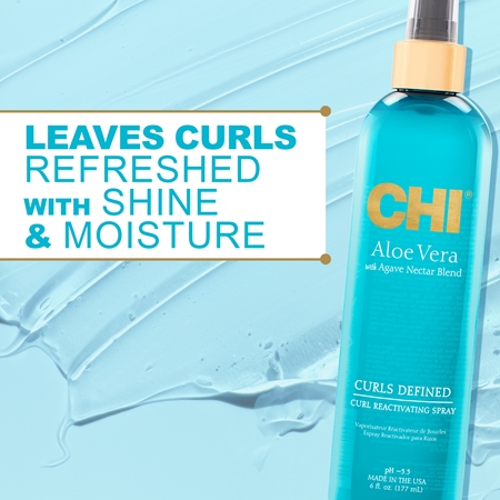 CHI Aloe Vera Curl Reactivating feuchtigkeitsspendendes Spray für welliges und lockiges Haar