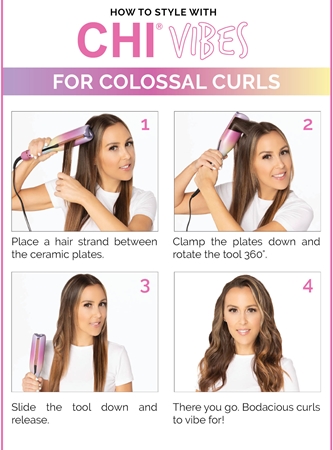 CHI Vibes Hair To Slay Colossal Waves Waver ondulator triplu pentru păr