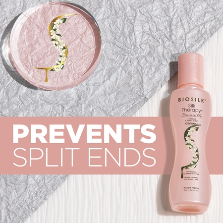 Biosilk Silk Therapy Irresistible Leave-In Treatment φροντίδα αποκατάστασης χωρίς ξέβγαλμα με μετάξι
