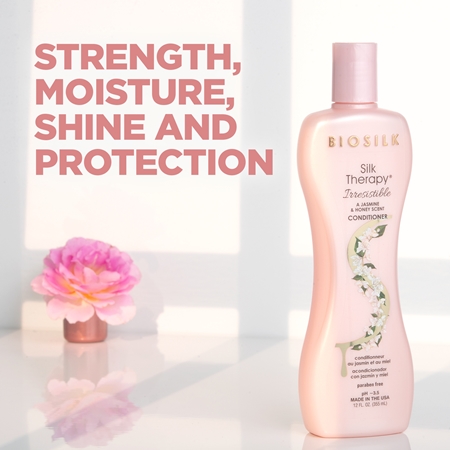 Biosilk Silk Therapy Irresistible Conditioner erneuernder Conditioner für glänzendes und geschmeidiges Haar