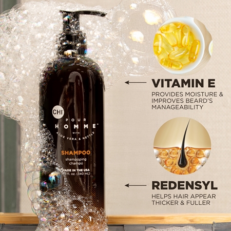 CHI Pour Homme Shampoo szampon nawilżający dla mężczyzn