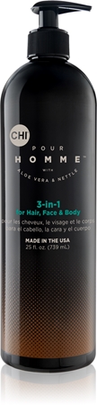 CHI Pour Homme 3 in 1 szampon 3w1, odżywka i żel pod prysznic