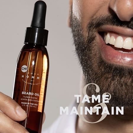 CHI Pour Homme Beard Oil olejek do brody o zapachu drzewa