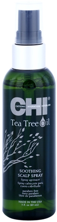 CHI Tea Tree Oil Soothing Scalp Spray заспокоюючий спрей проти подразнення та свербіння шкіри голови