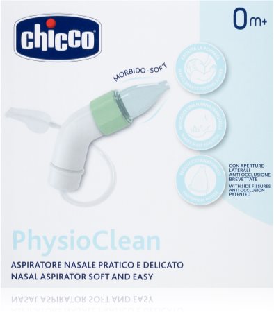 Chicco PhysioClean Nasal Aspirator Soft and Easy аспіратор слизу